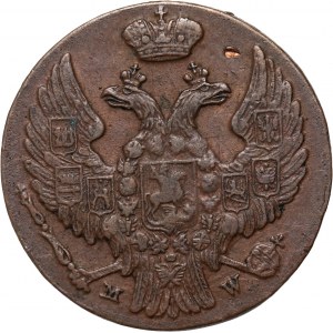Ruské rozdelenie, Mikuláš I., penny 1839 MW, Varšava