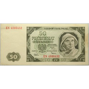PRL, 50 złotych 1.07.1948, seria EN