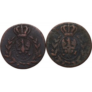 Veľkovojvodstvo Posen, sada 1 groša 1816 A a 1 groša 1816 B