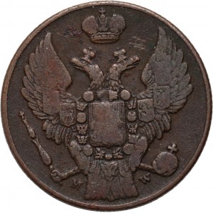 Russian annexation, Nicholas I, 3 pennies 1838 MW, Warsaw