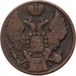 Russian partition, Nicholas I, 3 Polish pennies 1837 MW, Warsaw