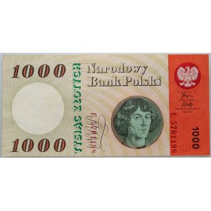 PRL, 1000 złotych 29.10.1965, seria E