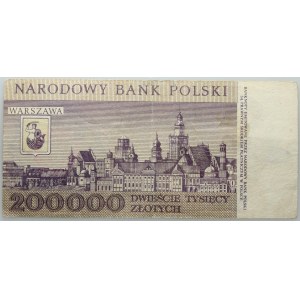 Poľská ľudová republika, 200000 zlotých 1.12.1989, séria A