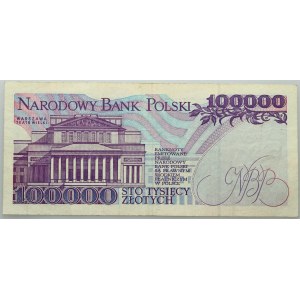 III RP, 100000 złotych 16.11.1993, seria W