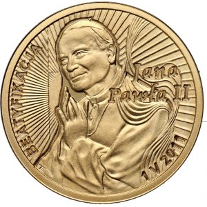 Tretia republika, 100 zlotých 2011, Blahorečenie Jána Pavla II.