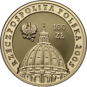 Dritte Republik, 100 Zloty 2005, Johannes Paul II.