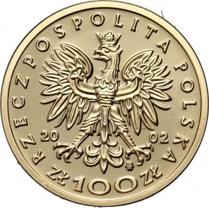 III RP, 100 zl. 2002, Kazimír III Veliký