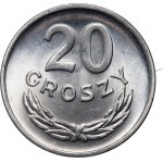 PRL, 20 groszy 1949, hliník