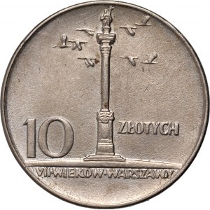 PRL, 10 zlotých 1966, Žigmundov stĺp - Malý stĺp