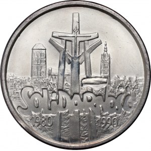 III RP, 100000 złotych 1990, Solidarność, Typ B