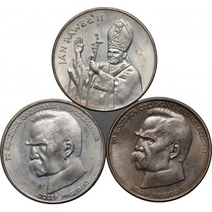 PRL, Satz von 3 Münzen 1987-1988