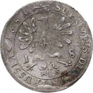 Německo, Braniborsko-Prusko, Friedrich Wilhelm, ort 1681 HS, Königsberg