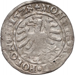 Sigismund I. der Alte, Pfennig 1528, Krakau