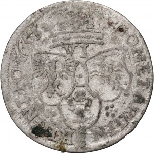Jan II Kazimír, šestipence 1657 IT, Krakov