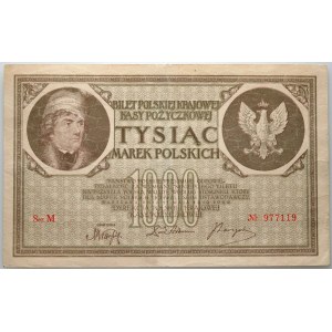 II RP, 1000 marek polskich 17.05.1919, Ser. M