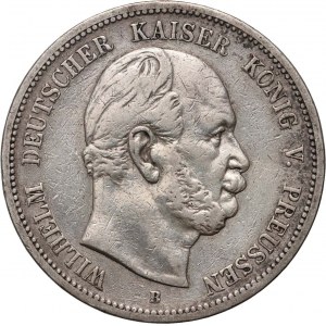 Německo, Prusko, Wilhelm I, 5 marek 1876 B, Hannover