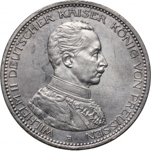 Germany, Prussia, Wilhelm II, 5 Mark 1914 A, Berlin