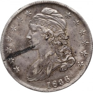 Spojené štáty americké, 50 centov 1836, Philadelphia, Capped Bust