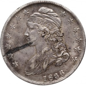Stany Zjednoczone Ameryki, 50 centów 1836, Filadelfia, Capped Bust