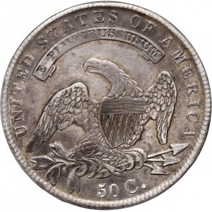 Spojené státy americké, 50 centů 1836, Philadelphia, Capped Bust