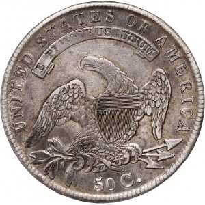 USA, 50 Cents 1836, Philadelphia, Capped Bust