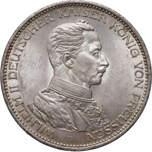 Germany, Prussia, Wilhelm II, 3 Mark 1914 A, Berlin