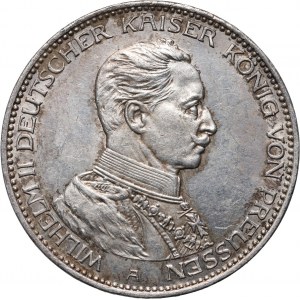 Germany, Prussia, Wilhelm II, 3 Mark 1914 A, Berlin