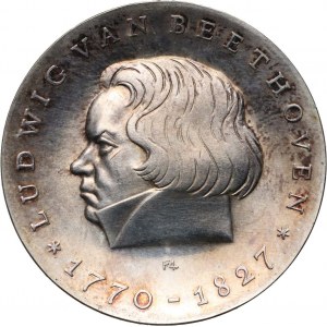 Německo, DDR, 10 značek 1970, Beethoven