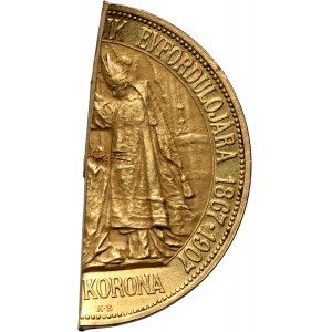 Maďarsko, František Josef I., ex-100 korun 1907 KB, Kremnica