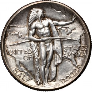 Spojené Štáty Americké, 1/2 Dollar 1926, Philadelphia, Oregon Trail Memorial