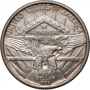 Spojené státy americké, 1/2 Dollar 1936, Philadelphia, Arkansas