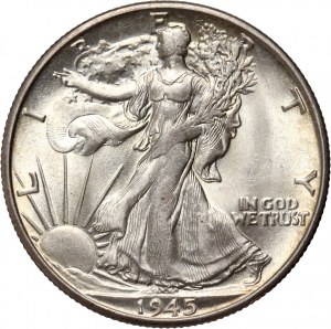 Stany Zjednoczone Ameryki, 1/2 dolara 1945 S, San Francisco, Walking Liberty