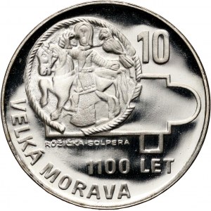 Czechoslovakia, 10 Koruna 1966, Velka Morava, PROOF