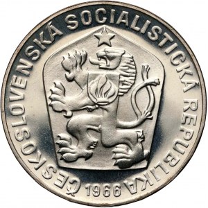 Czechosłowacja, 10 koron 1966, Velka Morava, stempel lustrzany (PROOF)