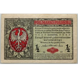 General Government, 1/2 Polish mark 9.12.1916, general, series A