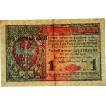 Allgemeine Verwaltung, 1 polnische Mark 9.12.1916, Allgemein, Serie B