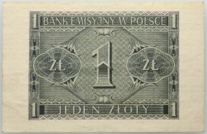 Generalna Gubernia, 1 złoty 1.03.1940, seria C