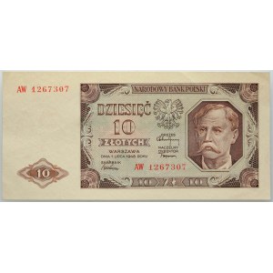 PRL, 10 Zloty 1.07.1948, Serie AW