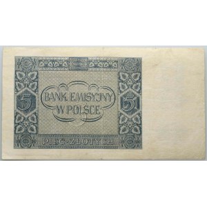 General Government, 5 zloty 1.03.1940, series C