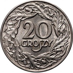 II RP, 20 groszy 1923, Warschau