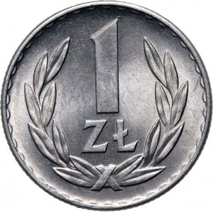People's Republic of Poland, 1 zloty 1949, aluminum