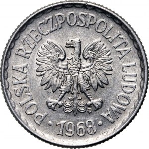 PRL, 1 złoty 1968