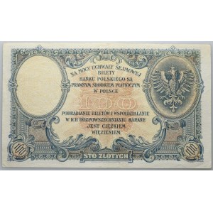 II RP, 100 zloty 28.02.1919, S.B. series.