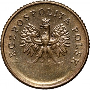 III RP, 1 grosz, mincovňa deštrukcia