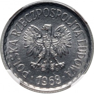 PRL, 1 złoty 1968 - rzadki rocznik w pięknym stanie