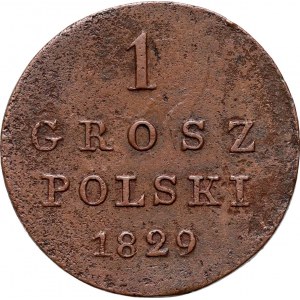 Królestwo Kongresowe, Mikołaj I, 1 grosz polski 1829 FH, Warszawa