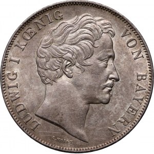 Německo, Bavorsko, Ludvík I., 2 guldenů 1848, Mnichov