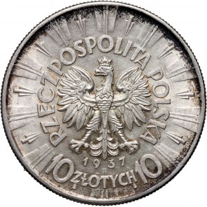 II RP, 10 złotych 1937, Warszawa, Józef Piłsudski