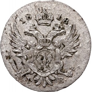 Królestwo Kongresowe, Aleksander I, 5 groszy 1818 IB, Warszawa