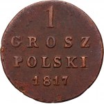 Kongress Königreich, Alexander I., 1 polnischer Groschen 1817 IB, Warschau